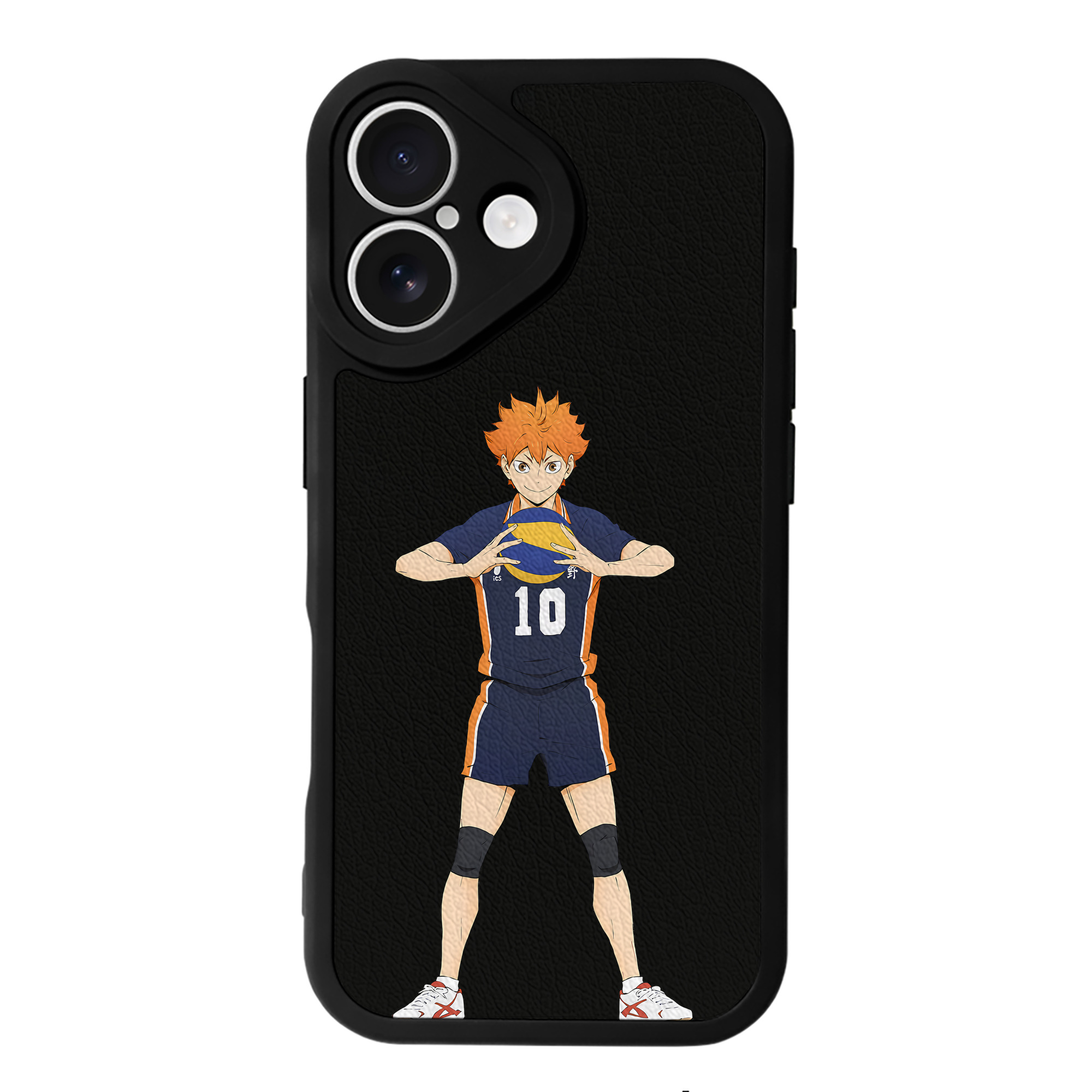 （画像用） ハイキュー!! Haikyu!! 【iPhone 16シリーズ対応】シリコンスマホケース（レザー調） 材質：シリコン